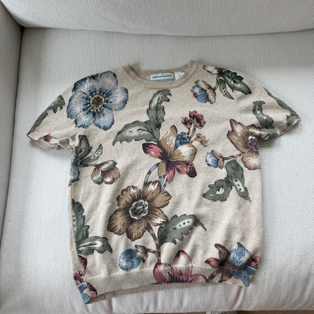 Alfred dunner petite floral sweater
